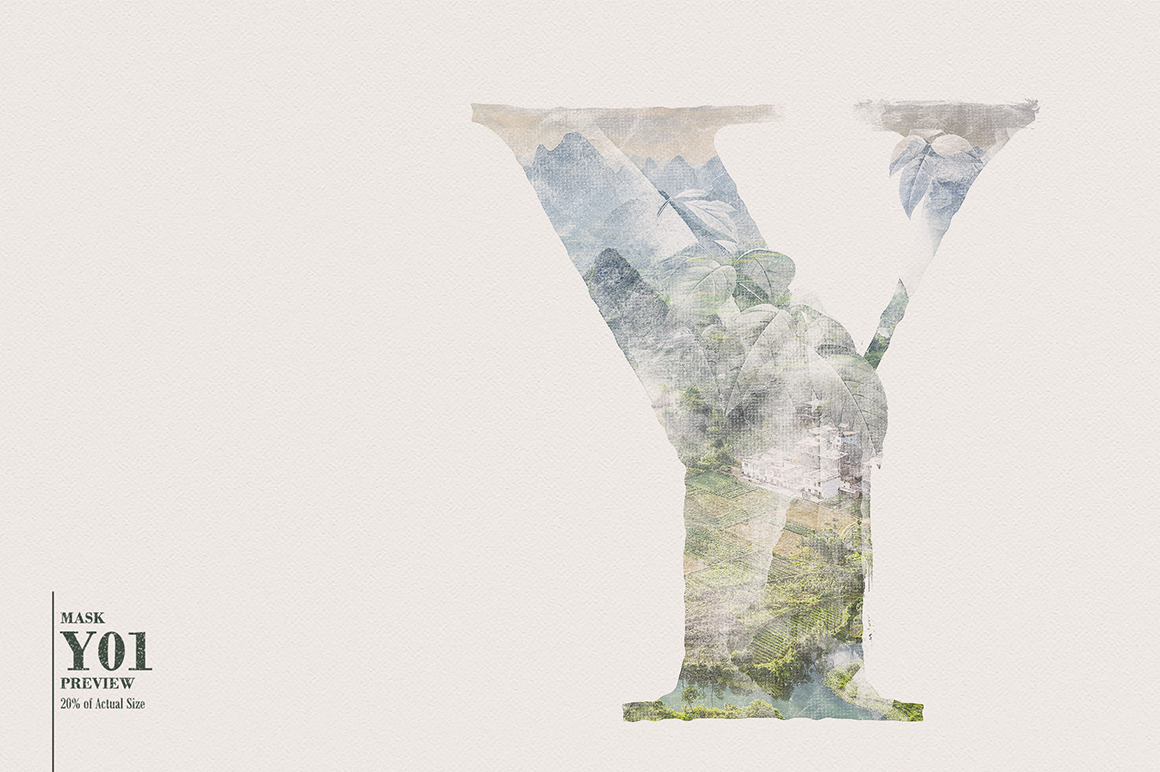 10 Alphabetical Masks Vol 03 10 Alphabetical Masks Vol 03