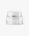 Glass Cosmetic Jar Mockup