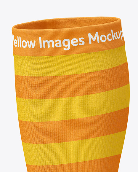 Long Toe Sock Mockup