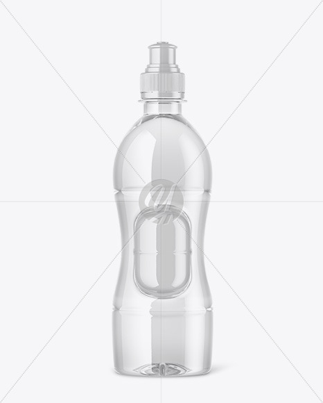 Drink Bottle w/ Plastic Egg Mockup