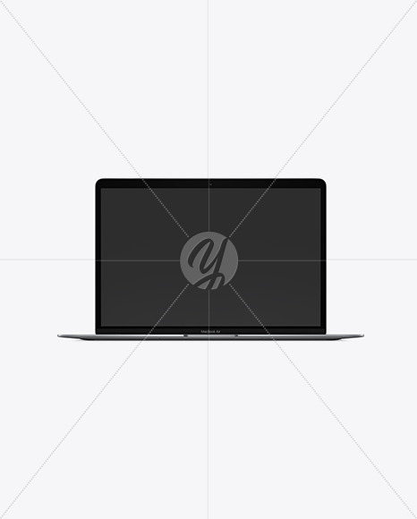 Space MacBook Air Mockup