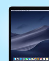 Space MacBook Air Mockup