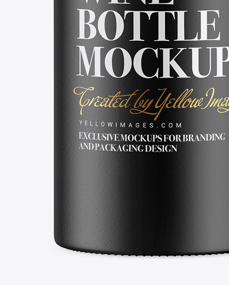 1L Ceramic Bottle Mockup