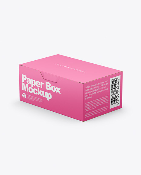 Paper Box Mockup