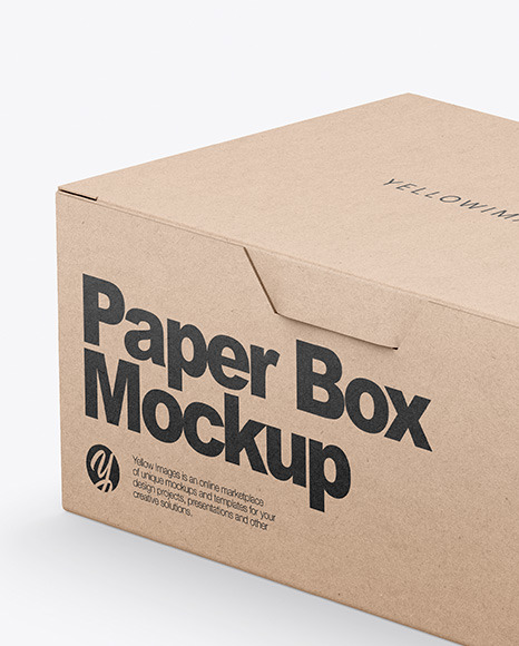 Kraft Box Mockup