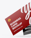 Paper Business Cards Mockup