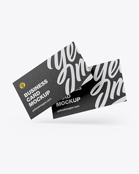 Kraft Business Cards Mockup