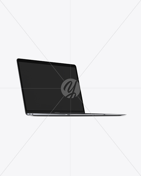 Space MacBook Air Mockup