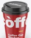 Glossy Coffee Cup Mockup