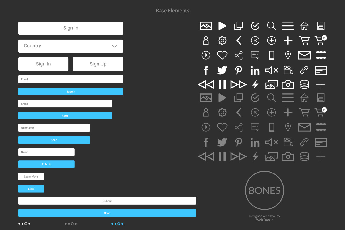 Bones Wireframe Kit Bones Wireframe Kit
