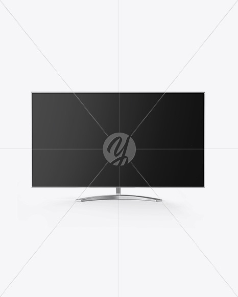 Metallic Monitor Mockup