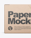 Kraft Box Mockup Kraft Box Mockup