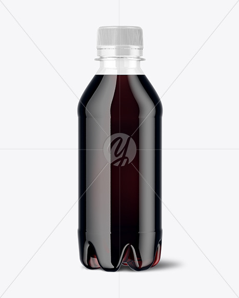 250ml PET Cola Bottle Mockup