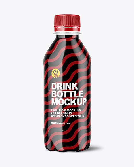 250ml PET Cola Bottle Mockup