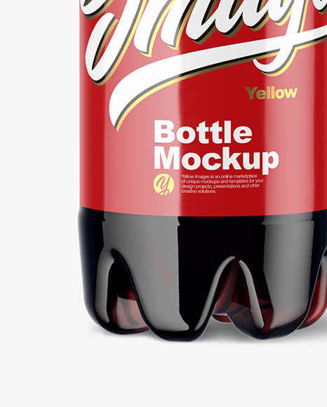 250ml PET Cola Bottle Mockup