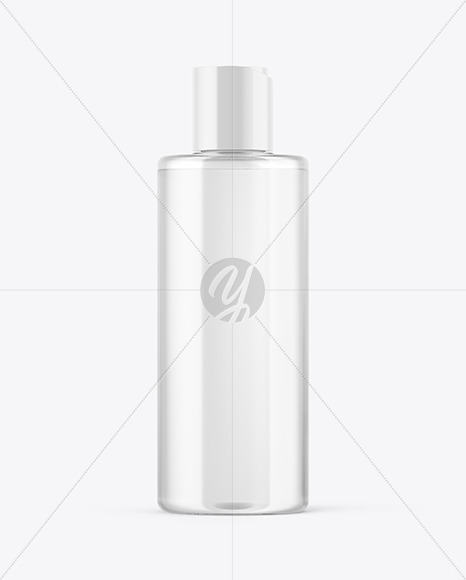 Clear Plastic Bottle Mockup