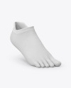 Short Toe Sock Mockup