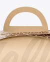 Kraft Cake Box Mockup Kraft Cake Box Mockup