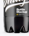 PET Bottle w/ Cola Mockup