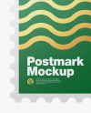 Textured Postmark Mockup