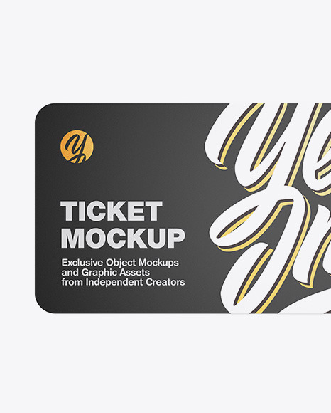 Ticket Mockup