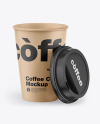 Kraft Coffee Cup Mockup