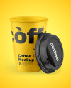 Kraft Coffee Cup Mockup