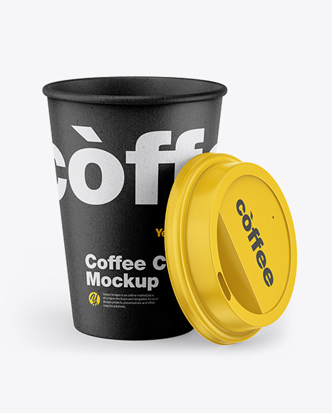 Kraft Coffee Cup Mockup