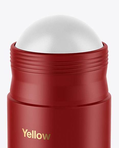 Matte Roll-On Deodorant Mockup