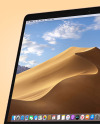 Gold MacBook Air Mockup