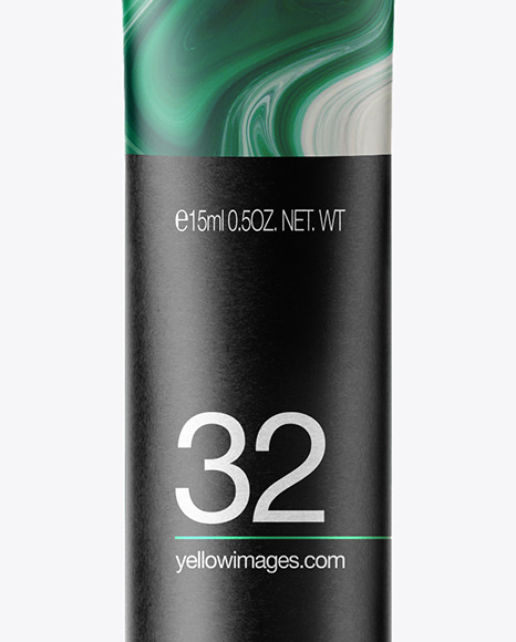 Matte Cosmetic Tube Mockup