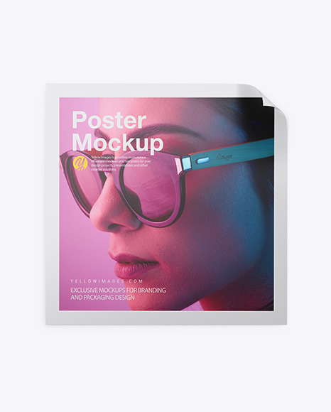 Square Poster Mockup