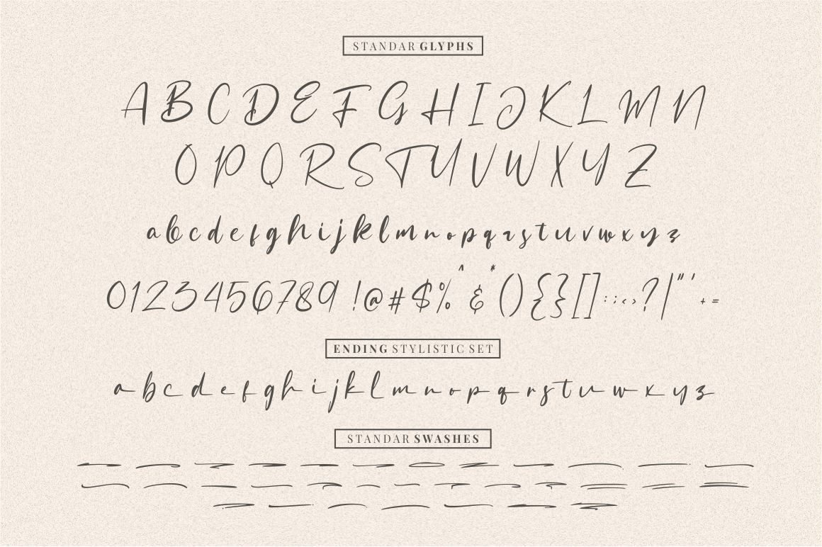 Sattersoon - Handwritten Font