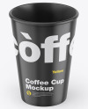 Glossy Coffee Cup Mockup