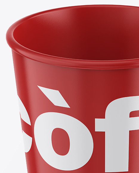 Glossy Coffee Cup Mockup