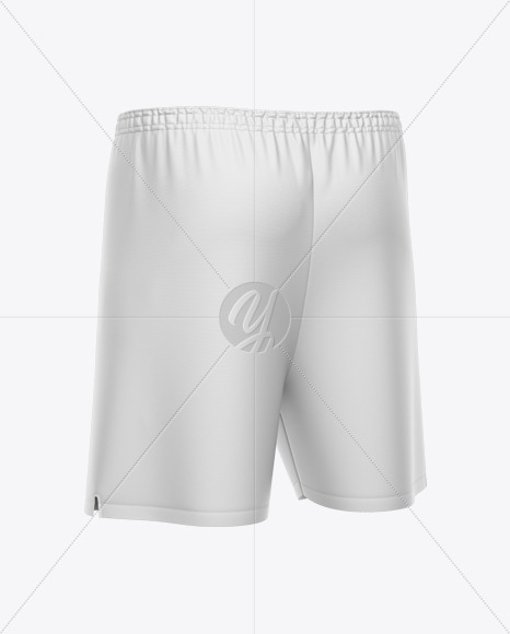 Men's Soccer Shorts Mockup