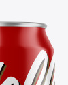 Glossy Drink Can Mockup