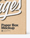 Kraft Paper Box Mockup