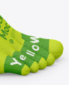 No-show Toe Socks Mockup