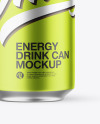 Matte Metallic Drink Can Mockup