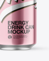 Metallic Drink Can Mockup