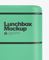 Matte Lunch Box Mockup