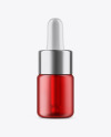 5ml Frosted Red Glass Dropper Bottle