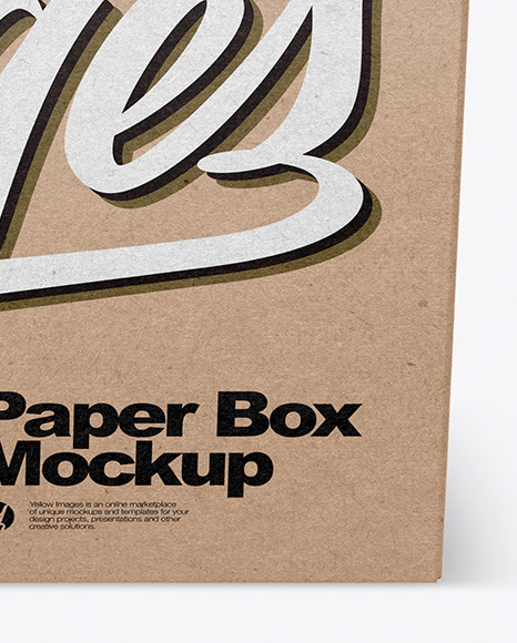 Kraft Box Mockup