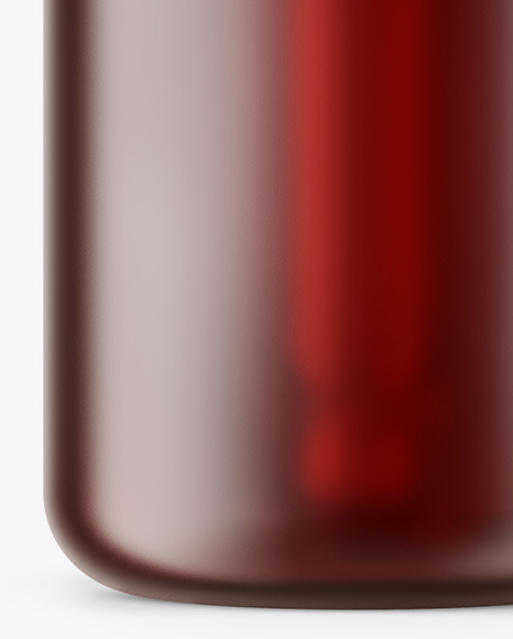 5ml Frosted Dark Amber Glass Dropper Bottle
