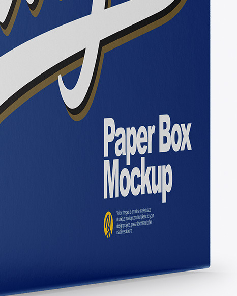 Paper Box Mockup