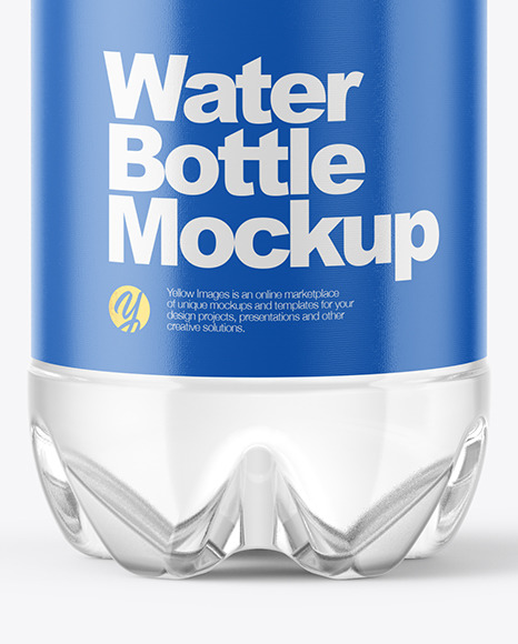 2L PET Water Bottle Mockup