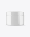 Glossy Cosmetic Jar Mockup