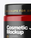 Glossy Cosmetic Jar Mockup