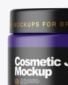 Matte Cosmetic Jar Mockup